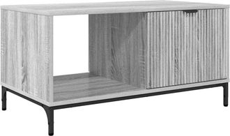 vidaXL Coffee Table Grey sonoma 90 x 49 x 46 cm Engineered wood vidaXL