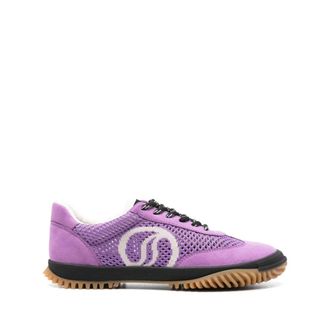Stella McCartney Schoenen, Dames, Paars, 38 EU, Paarse Mesh Sneakers