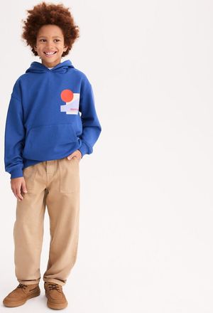 La Redoute Collections Joggingbroek, elastische tailleband