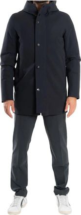 Roberto Ricci Design Waterdichte Jas - Heren - Regenjassen - Blauw - 2XL - Jassen