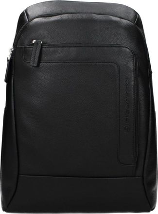 Piquadro Tassen, Heren, Zwart, ONE Size, Leer, Computer- en i Pad-rugzak