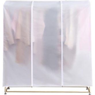 OEM Funda Para Prendas De Vestir A Prueba De Polvo Y Humedad, 130 X 50 X 150 Cm, Fabricada En Peva Grueso, Larga Y Transl&uacute;cida. - Crezuo