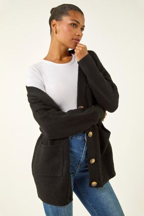 Roman Relaxed Longline Cardigan