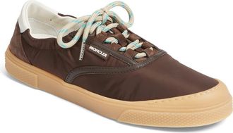 Moncler Vera Leisure Low Top Sneaker in Dark Brown at Nordstrom, Size 38.5