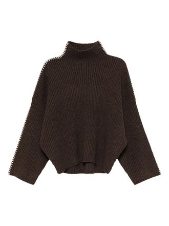 Rag & Bone Ingrid jumper - women - Wool - S - Brown