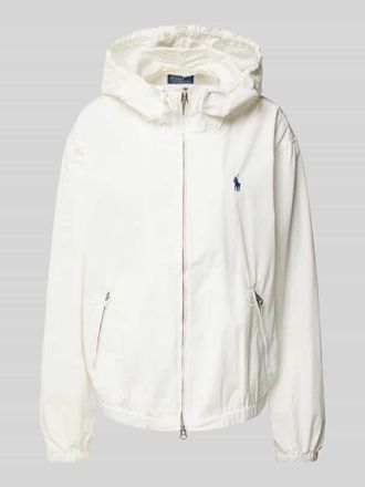 Polo Ralph Lauren Jacke mit Logo-Stitching in Offwhite, Gr&ouml;&szlig;e XL
