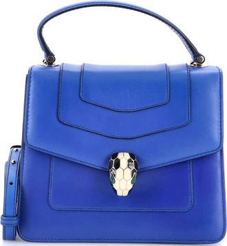 Bulgari Serpenti Forever Top Handle Bag Leather Small