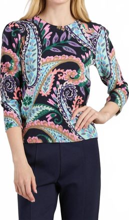 Tyler B&ouml;e Julianne Cotton Cashmere Sweater In Multi