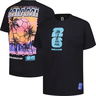Outerstuff Mens Outerstuff Black 2026 FIFA World Cup Miami Host City Local Oversized T-Shirt at Nordstrom, Size Xx-Large