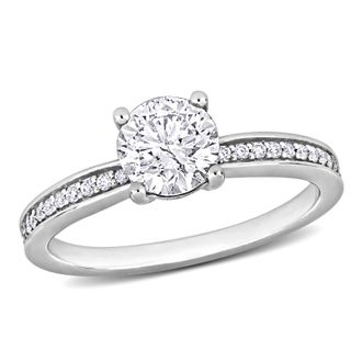 Mimi & Max 1 1/5ct TDW Diamond Solitaire Ring 14k White Gold