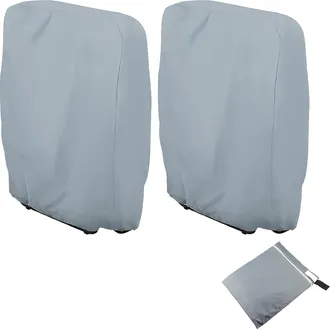 OEM Fundas Protectoras Para Sillas Plegables, Juego De Dos Fundas Para Sillas De Jard&iacute;n, Tela Oxford, Resistentes Al Viento, A Los Rayos Uv Y Al Polvo Par