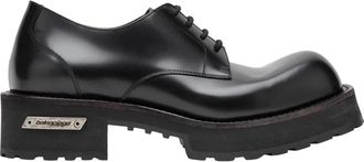 Balenciaga Venom Derby - Heren - Veterschoenen - Zwart - 45 EU - Leer - Schoenen