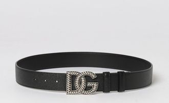 Dolce & Gabbana Cintura DG Dolce & Gabbana in pelle a grana