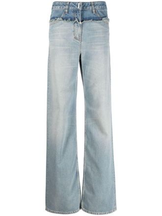Givenchy Jeans dritti a vita bassa - Blu