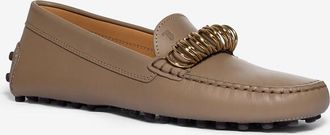 Tod's Nappaledermokassins mit Ringen Gommino
