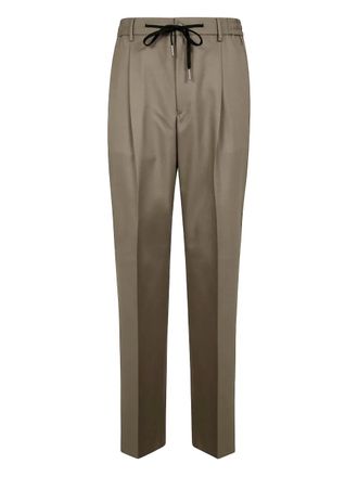 Tagliatore wool trousers - Brown