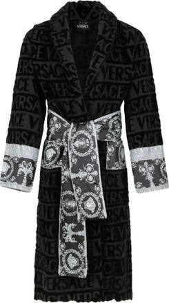 Versace Baroque Badjas - unisex - Badjassen - Zwart - S - Nachtkleding