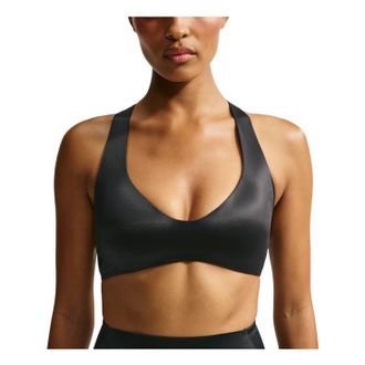 Nike (WMNS) Nike SKIMS Stretch Knit Plunge Bra Obsidian IR5082-054