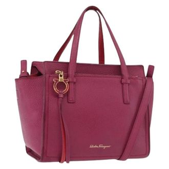 Ferragamo Pre-owned Handbags, female, Purple, Size: ONE SIZE Pre-owned Hand Bag