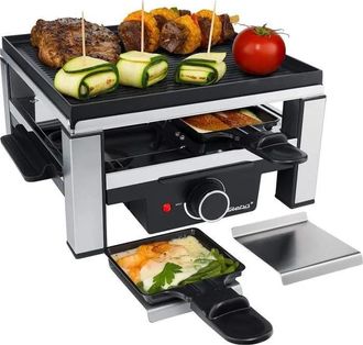 Steba Rc 104 Aparato De Raclette Negro 25x25 Cm