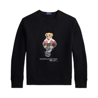 Polo Ralph Lauren Felpa Bear Fleece - - Knitwear - Uomo - Nero - XL