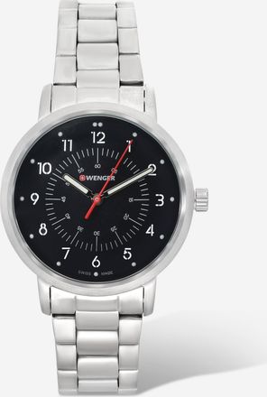 Wenger Swiss Army Womens 01.1621.114 Avenue Black Dial Watch 35 mm