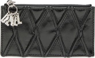 Diesel Card holder in quilted naplak leather - Card cases - Woman - Black