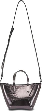 Brunello Cucinelli Borsa a spalla BC Duo mini - Argento