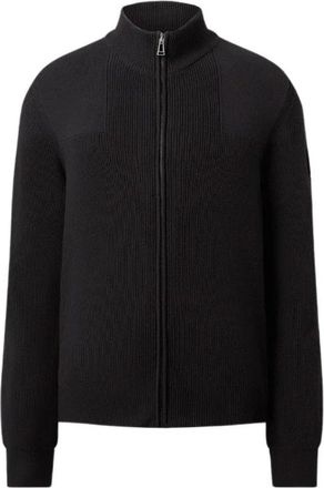 Belstaff El Commander Cardigan - Heren - Vesten - Zwart - XL - Katoen - Truien & Vesten