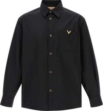 Valentino Garavani Black Polyester Mens Jacket
