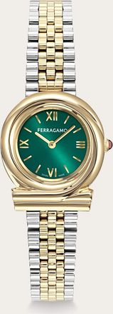 Ferragamo Women Gancini Twisted watch Yellow