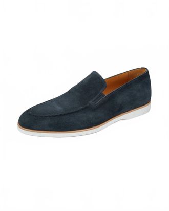 Bontoni Mens Raggio Stitch Venetian Shoes In Sirena