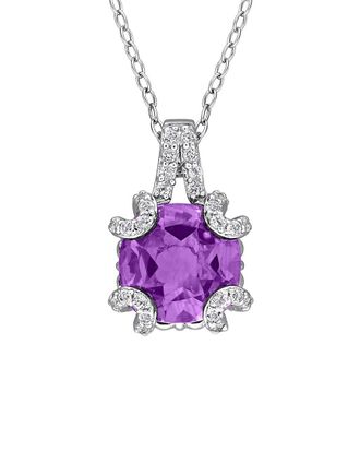 Rina Limor Silver 4.06 ct. tw. Gemstone Pendant