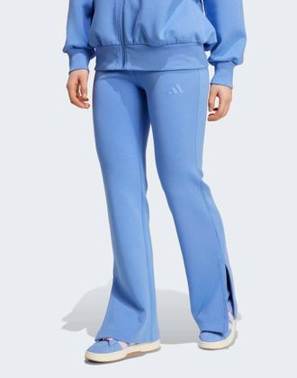 adidas adidas Performance - Soft Lux - Pantaloni a zampa blu fusione