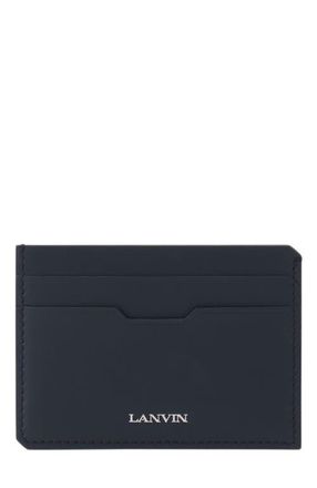 Lanvin Compagnon Leather Cardholder in Montana at Nordstrom