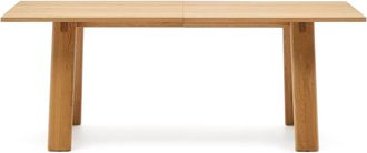 K Home Ausziehbarer Design Esstisch Arleno, Eiche Natur - 200-250 x 95 cm
