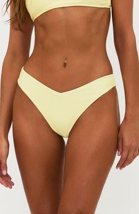 Beach Riot Vanessa High Cut Bikini Bottoms in Butter Blo at Nordstrom Rack, Size X-Small