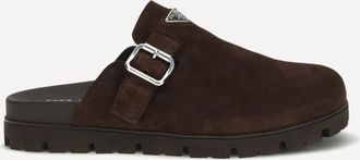 Prada Suede Mules Male 6