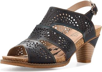 L'Artiste by Spring Step Perfdfection Womens Sandals Black : EU 42 (US Womens 10.5-11) M, Leather