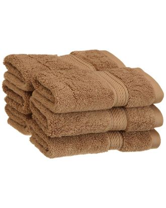 Superior Solid 6Pc Absorbent Face Egyptian Cotton Towel Set
