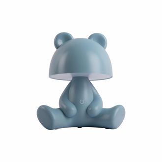 Present Time Leitmotiv Bear L&aacute;mpara Led Inal&aacute;mbrica Azul Dise&ntilde;o Infantil