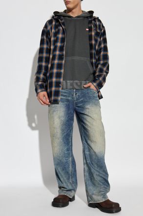 Diesel Shirt S-DEWNY-HOOD-AJFI, Mens, Multicolour