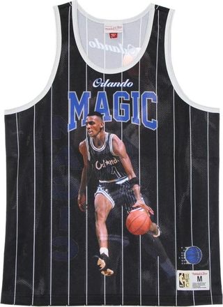 Mitchell & Ness NBA Basketbal Tanktop Orlando Magic - Heren - Fitness - Zwart - L - Polyester - Fitness