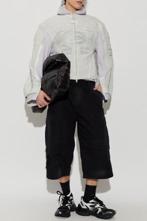 Balenciaga Cargo Shorts, Mens, Black