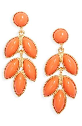 Kenneth Jay Lane Beaded Drop Earrings in Gold at Nordstrom