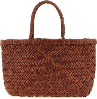Dragon Diffusion Mini Flat Gora - Dames - Shoppers - Bruin - ONE Size - Leer - Tassen