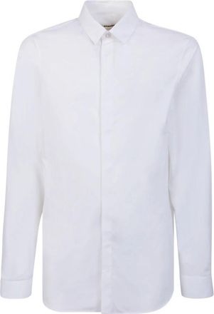 Jil Sander Katoenen Overhemd - Heren - Casual Overhemden - Wit - XL - Katoen - Overhemden