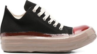 Rick Owens rubber-toe canvas sneakers - Black