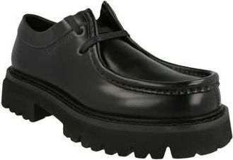 Ferragamo Deroy Lug Sole Dress Shoe in Black at Nordstrom Rack, Size 10.5