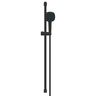 GROHE Tempesta Cube 110 Glijstangset - 90cm - vierkante handdouche - 2 straalsoorten - gladde doucheslang - mat zwart